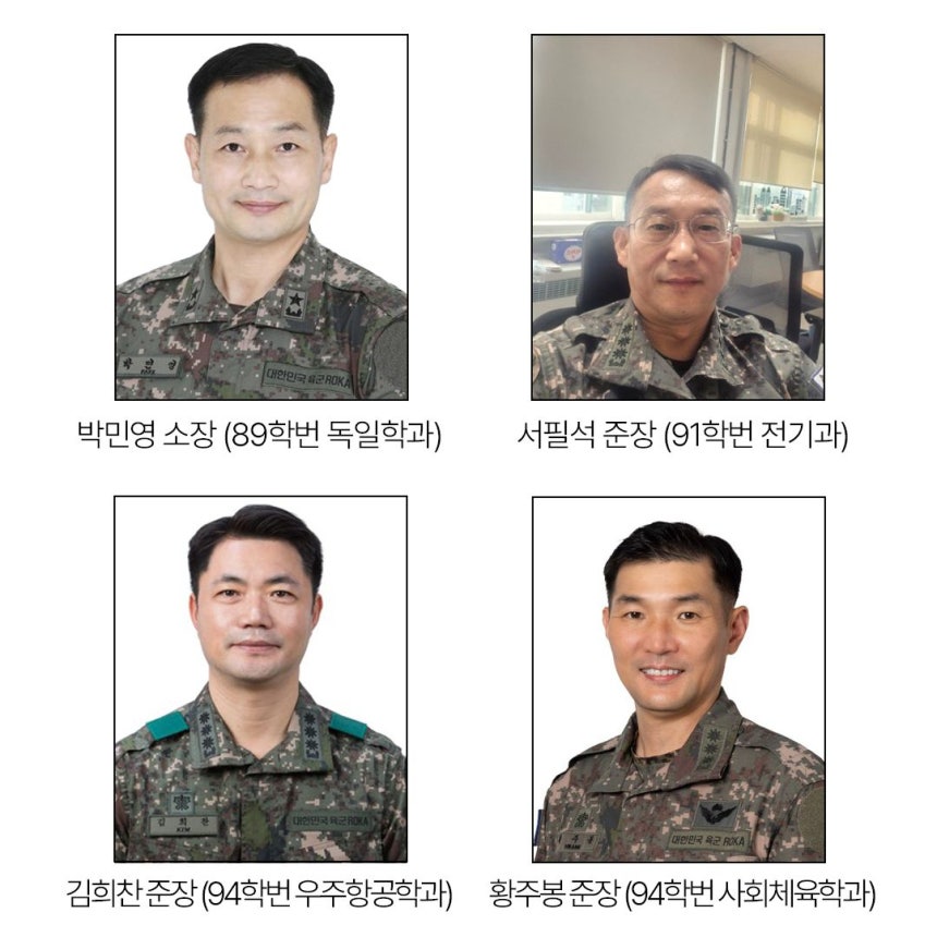 조선대 학군단 출신 4명, 소장.준장 동시 진급 대표이미지