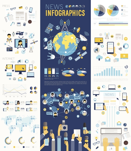 뉴스 인포그래픽   정보(information)를 ehvydhk rmfla(graphics)으로 시각화한 인포그래픽은 데이터 저널리즘의 중요한 일부분이다.[게티이미지뱅크]