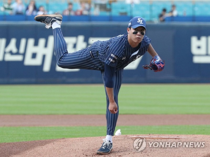 '원태인 6이닝 1실점' 삼성 4연패 탈출…한화, 9연승 실패