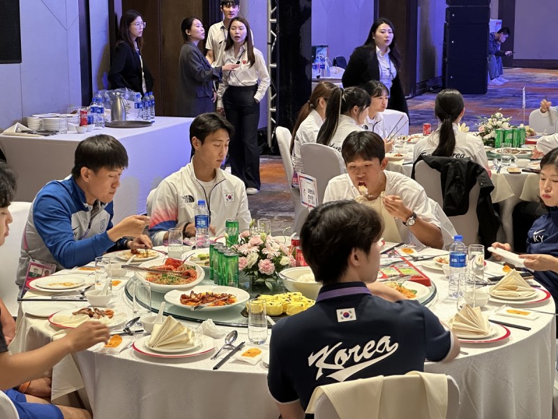[<b>아시안게임</b>] 한국 선수단, 항저우서 해단식…"파리 도전 역량 비축하길"