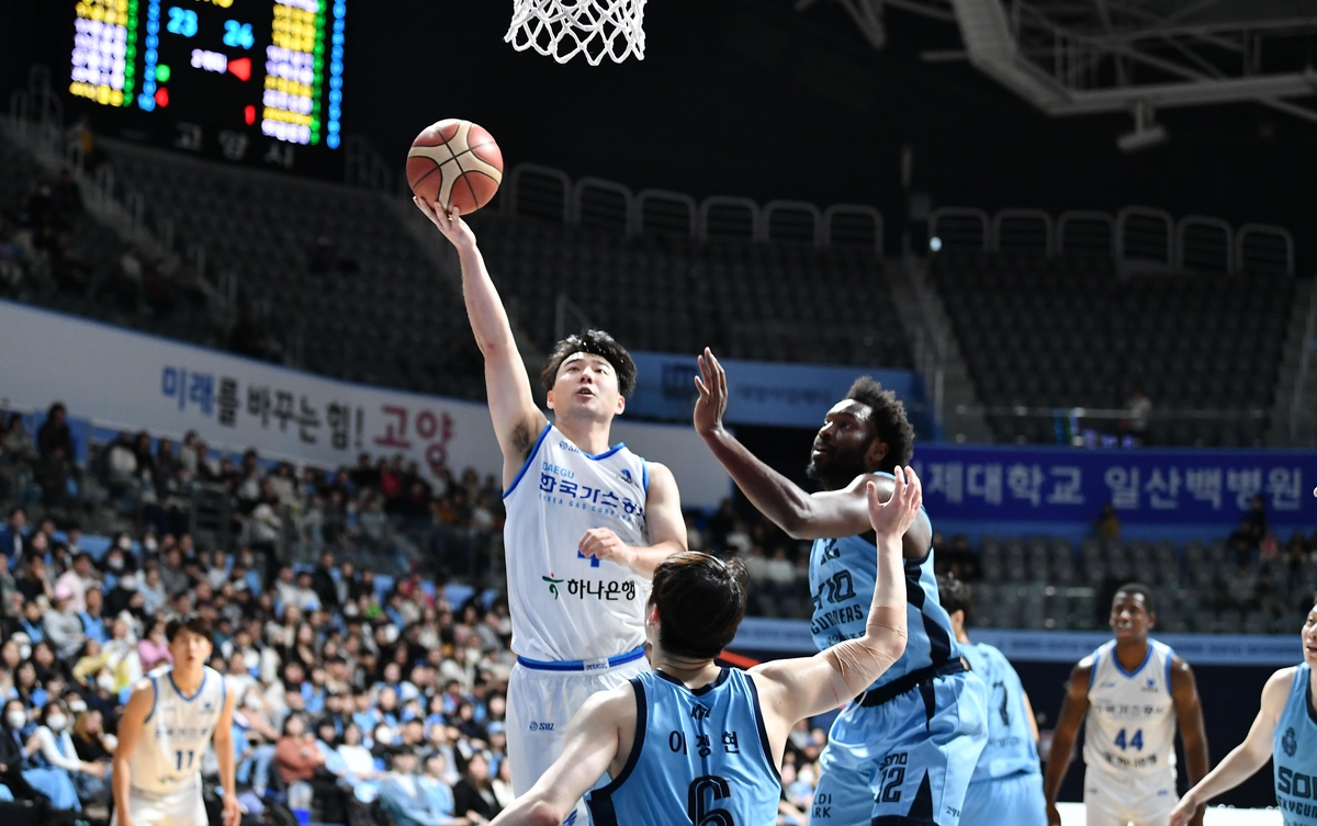 <b>프로농구 한국가스공사</b>, <b>소노</b> 잡고 시즌 첫 연승