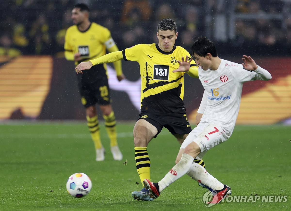 '<b>이재성</b> 풀타임' <b>마인츠</b>, <b>도르트문트</b>와 1-1 무승부