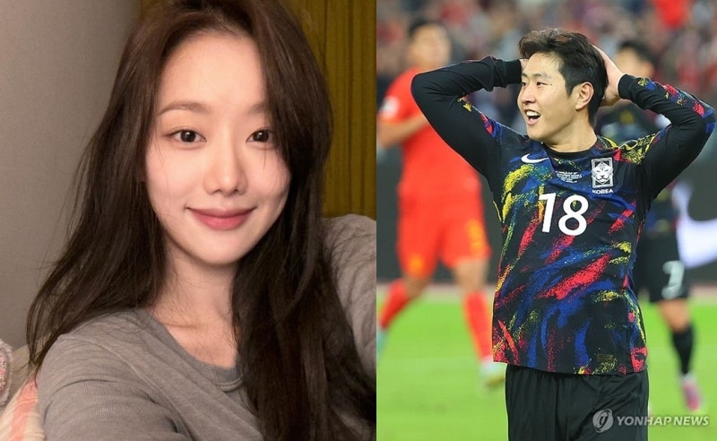 에이프릴 출신 이나은, <b>이강인</b>과 <b>열애설</b>에 "지인 사이"