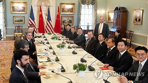 <b>블링컨</b>, 대만선거직전 '中<b>외교부장</b>설' <b>류젠차오와</b> "건설적 논의"(종합)