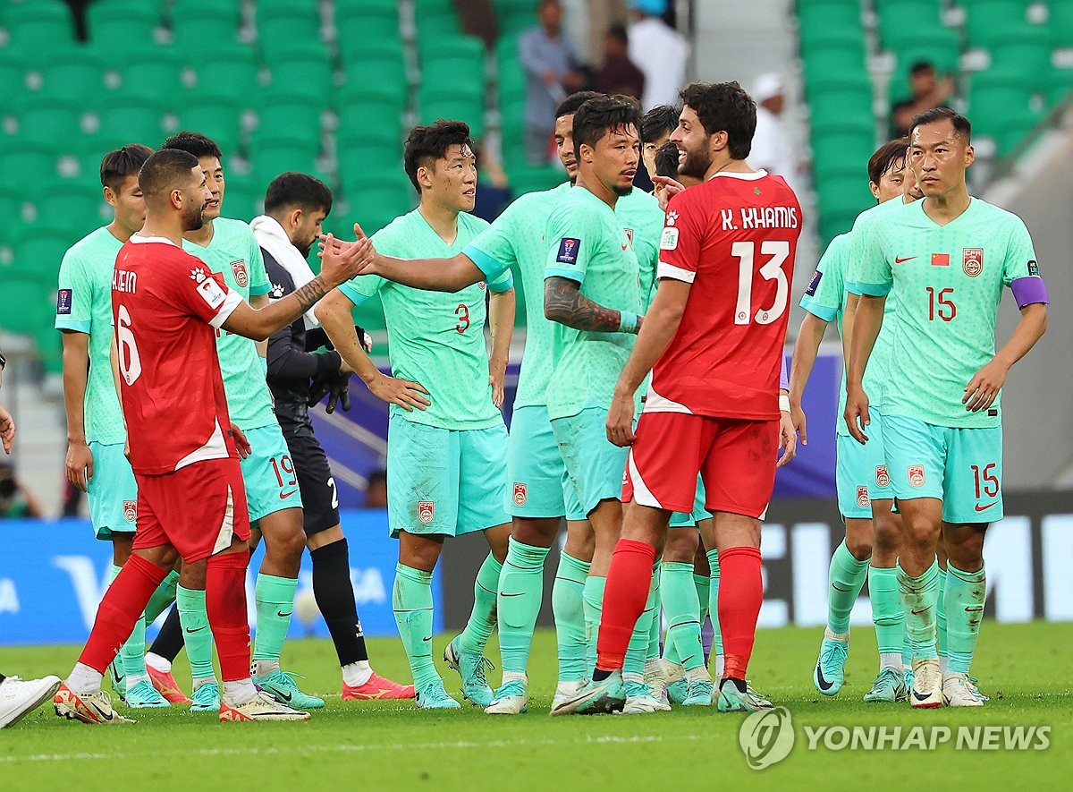 <b>중국</b>-<b>레바논</b> 0대0 무승부