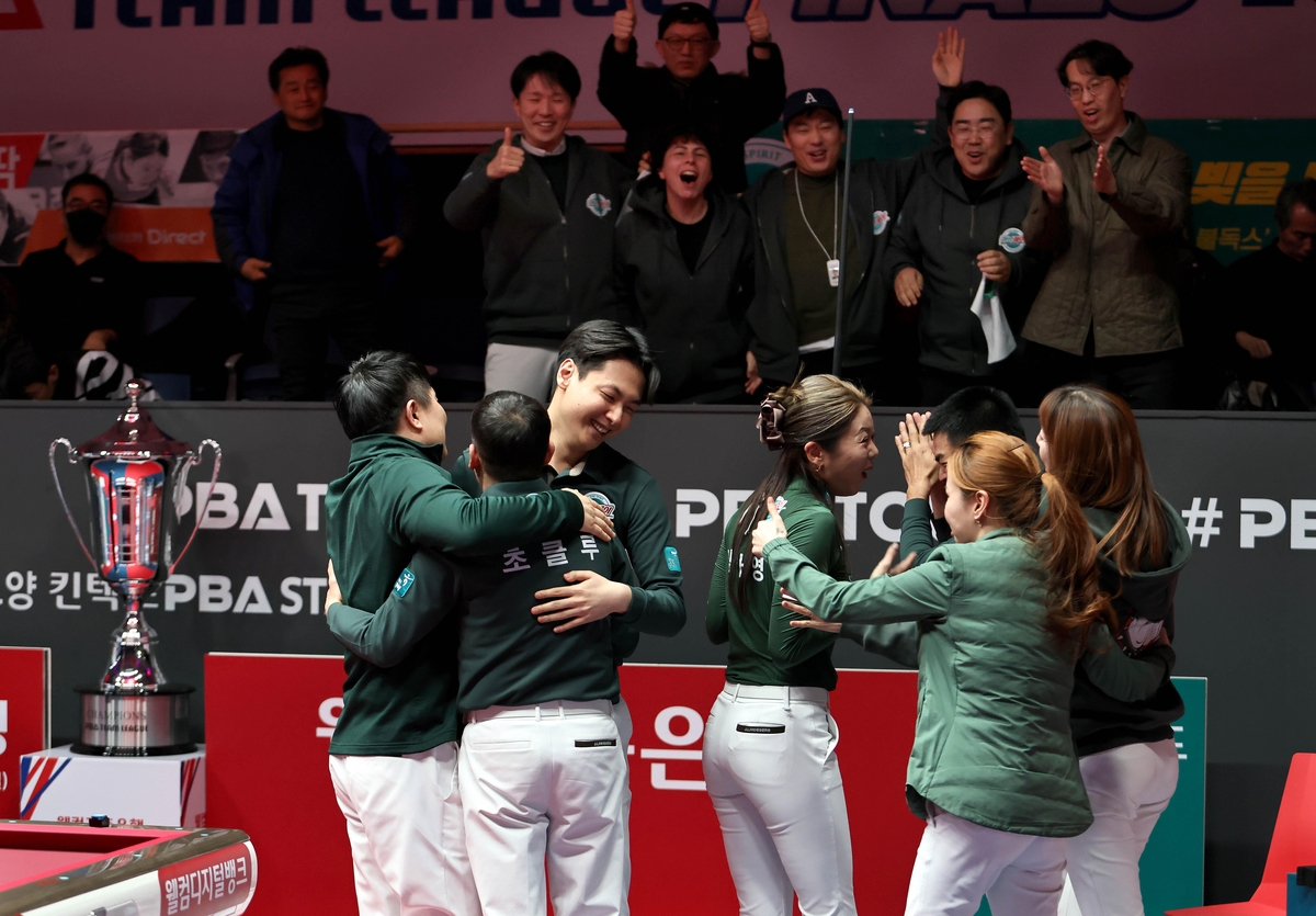 <b>하나카드</b>-SK렌터카, 프로당구 팀리그 <b>파이널</b> 사이좋게 1승씩
