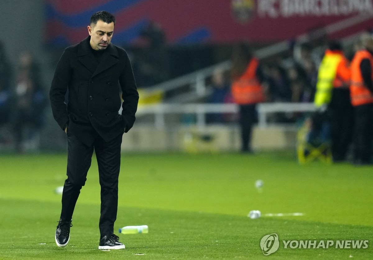 사비 FC 바르셀로나 <b>감독</b>, 이번 시즌 끝으로 사의 발표