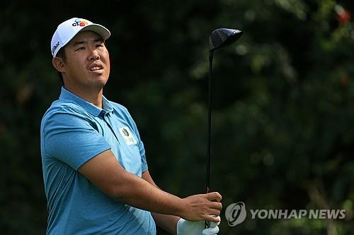 17번 홀 이글 <b>안병훈</b>, <b>제네시스 인비테이셔널</b> 공동 8위