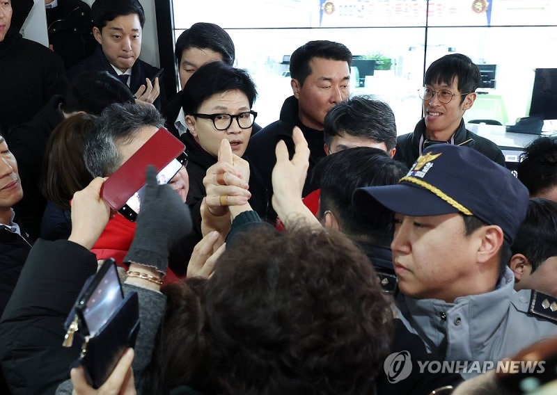 <b>원주</b> 찾은 <b>한동훈 비대위원장</b>