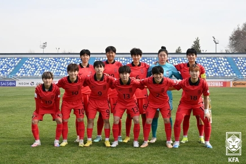 여자 U-20 <b>축구대표팀</b>, <b>아시안컵</b>서 대만에 6-0 대승(종합)