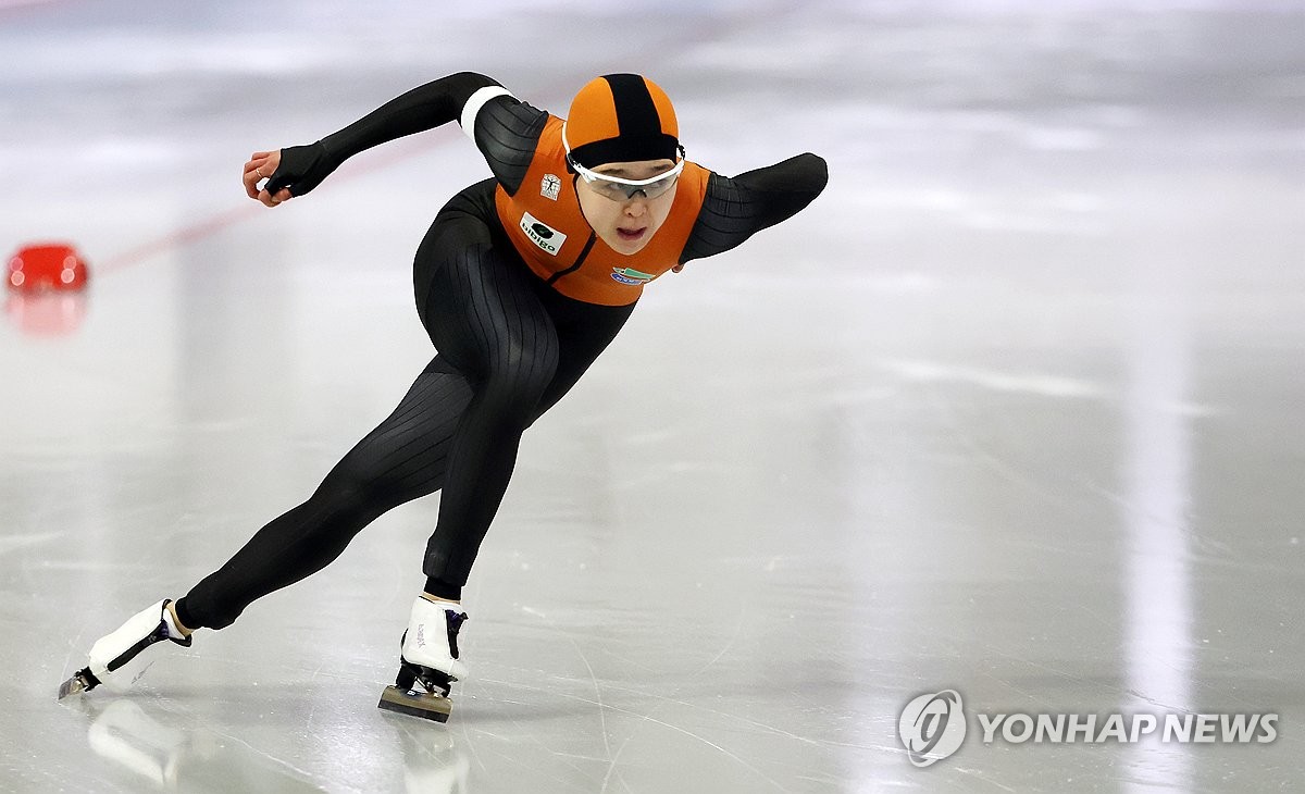 빙속 <b>김민선</b>, 세계<b>스프린트</b>선수권 <b>500ｍ</b> 1차 3위