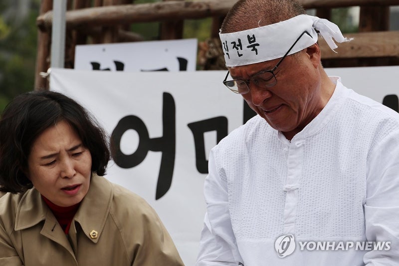 울음 터진 <b>국민의힘</b> <b>정운천</b> 후보