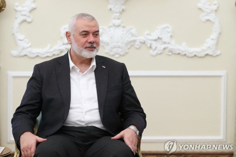 하마스 정치지도자 세 아들 이스라엘 공습에 사망(종합)