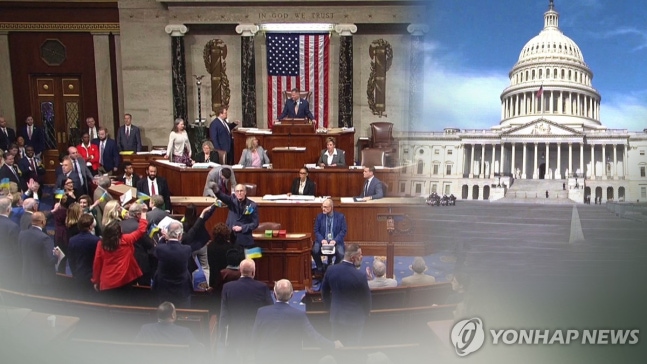 US House passes $130 billion aid bill for Ukraine, Israel, Taiwan (CG)
[Provided by Yonhap News TV]
