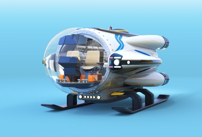 Example of a manned submersible
[Provided by Gyeongbuk Province. Redistribution and DB Prohibited]