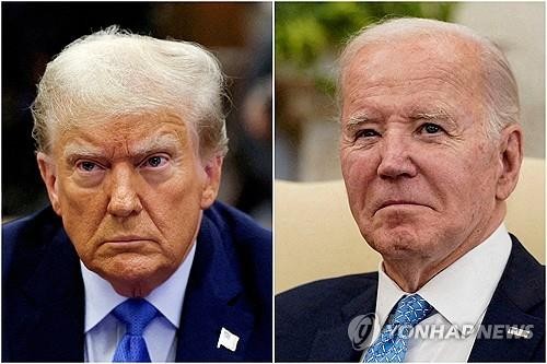 "전국적으로는 <b>트럼프</b>, <b>경합주</b>서는 <b>바이든</b>이 각 1%p 우위"