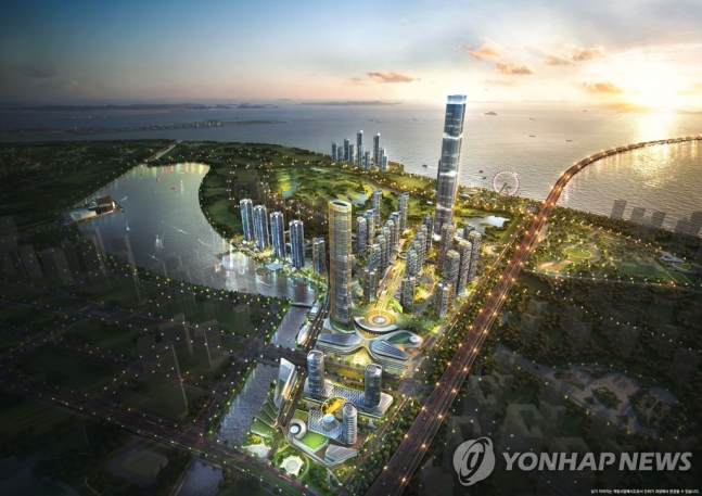 Songdo 6/8藝術中心的開發項目書[Incheon Free Exanage Zone Office。轉售和DB禁止]