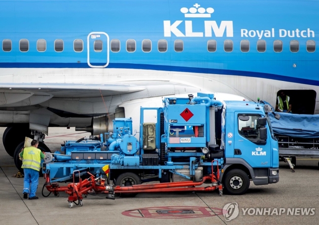 네덜란드 KLM 항공기(기사와 직접 관련 없음)
[EPA 연합뉴스 자료사진. 재판매 및 DB 금지] 