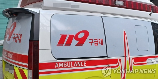 119 구급차
[연합뉴스 자료 사진]