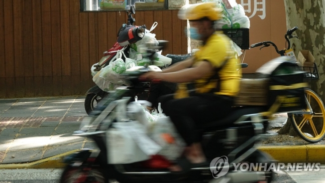 배달 기사들 ※ 기사와 무관한 자료사진
[촬영 차대운]