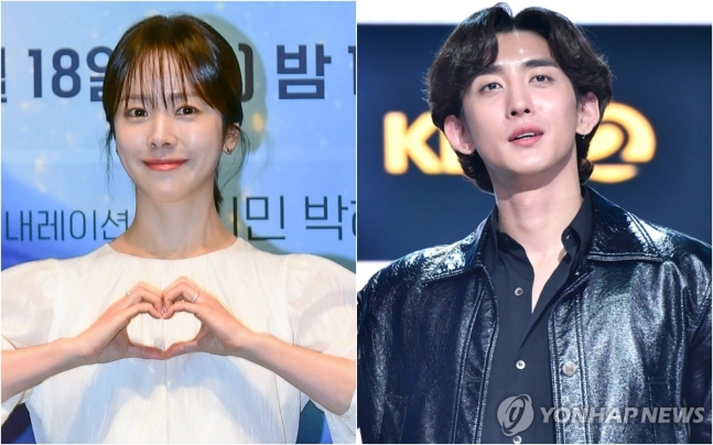 잔나비 최정훈(우)-배우 한지민(좌) [연합뉴스 자료사진]
