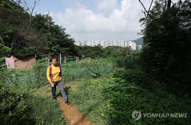 그린벨트 너머 아파트 (서울=연합뉴스) 류영석 기자 = 정부가 부동산 관계장관회의를 통해 서울과 수도권의 그린벨트를 활용해 올해 5만가구, 내년 3만가구 규모의 신규 택지 후보지를 발표하겠다고 밝힌 가운데 9일 서울