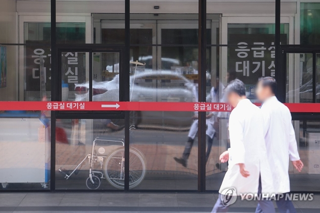 응급실[연합뉴스 자료사진. 재판매 및 DB 금지]