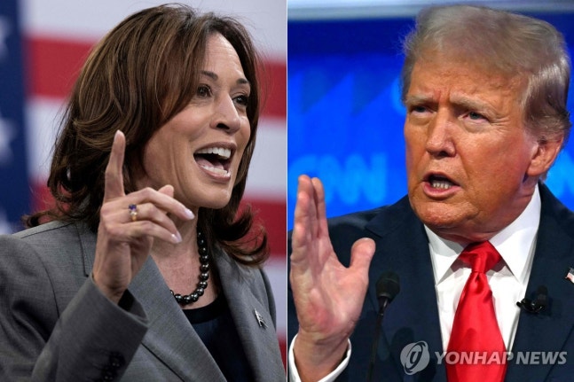 US Presidential Candidates Harris and Trump
[AFP News Material. Redistribution and DB Prohibited]