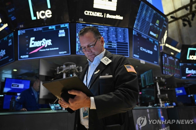미국 뉴욕증권거래소(NYSE)[AFP 연합뉴스 자료사진. 재판매 및 DB 금지]
