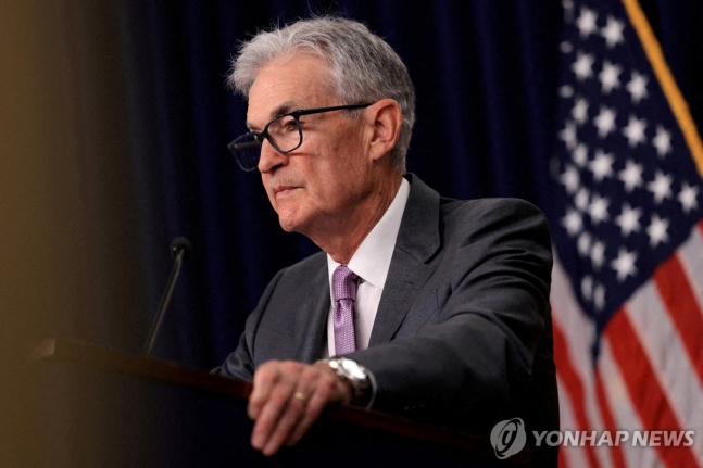 제롬 파월 연준 의장[로이터 연합뉴스 자료사진. 재판매 및 DB 금지]