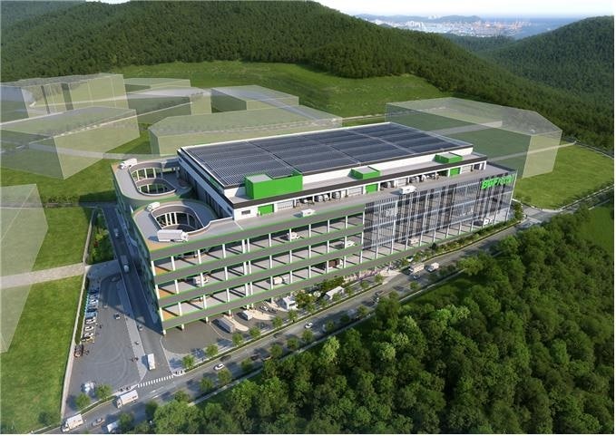 BGF리테일, 2천200억원 투자 <b>부산 물류센터</b> 첫 삽…2026년 완공
