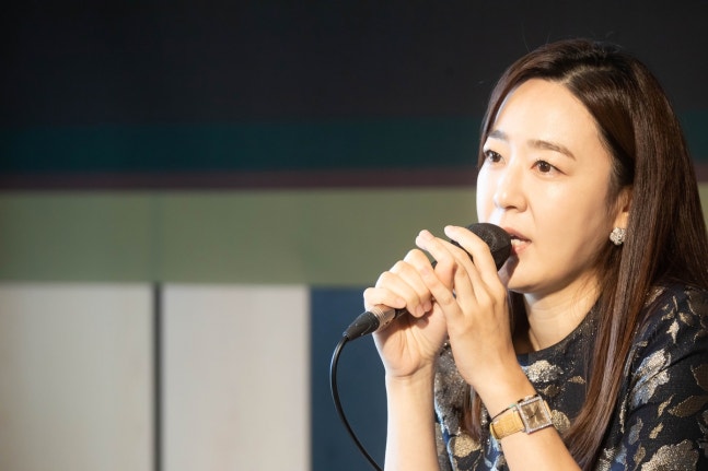 Baek Soomi, Director of Hanse Yes24 Cultural Foundation, responding
[Hanse Yes24 Cultural Foundation provided. Prohibited resale and DB]