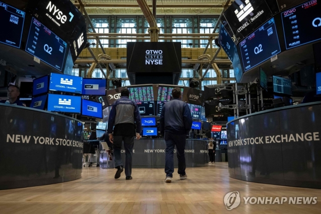 뉴욕증권거래소[AFP 연합뉴스 자료사진. 재판매 및 DB 금지]