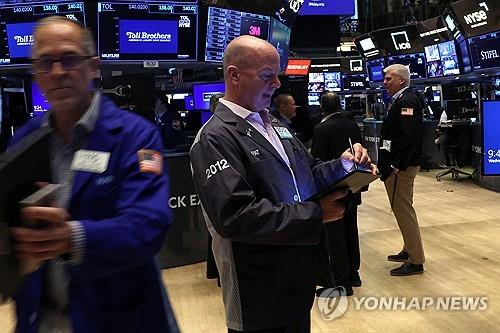 뉴욕증권거래소
(로이터=연합뉴스)