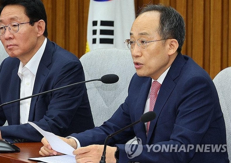 <b>추경호</b> "민주당, <b>이재명</b> 사법리스크에 검사 보복…반국가적 선동"