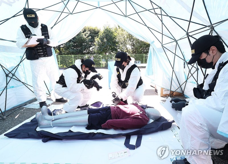 경기남부<b>경찰</b>청, 재난희생자 신원확인 훈련 실시