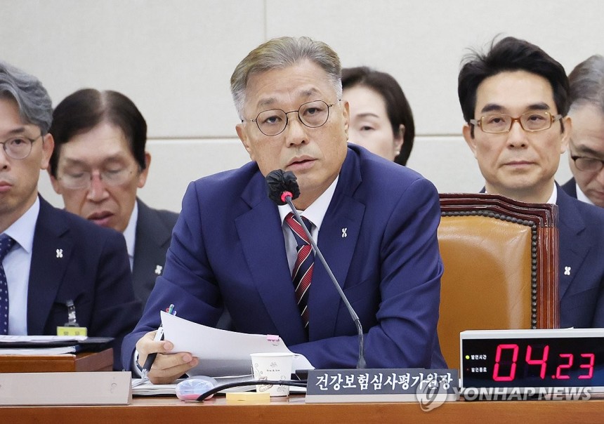강중구 건강보험심사평가원장 [연합뉴스 자료사진. 재판매 및 DB 금지]