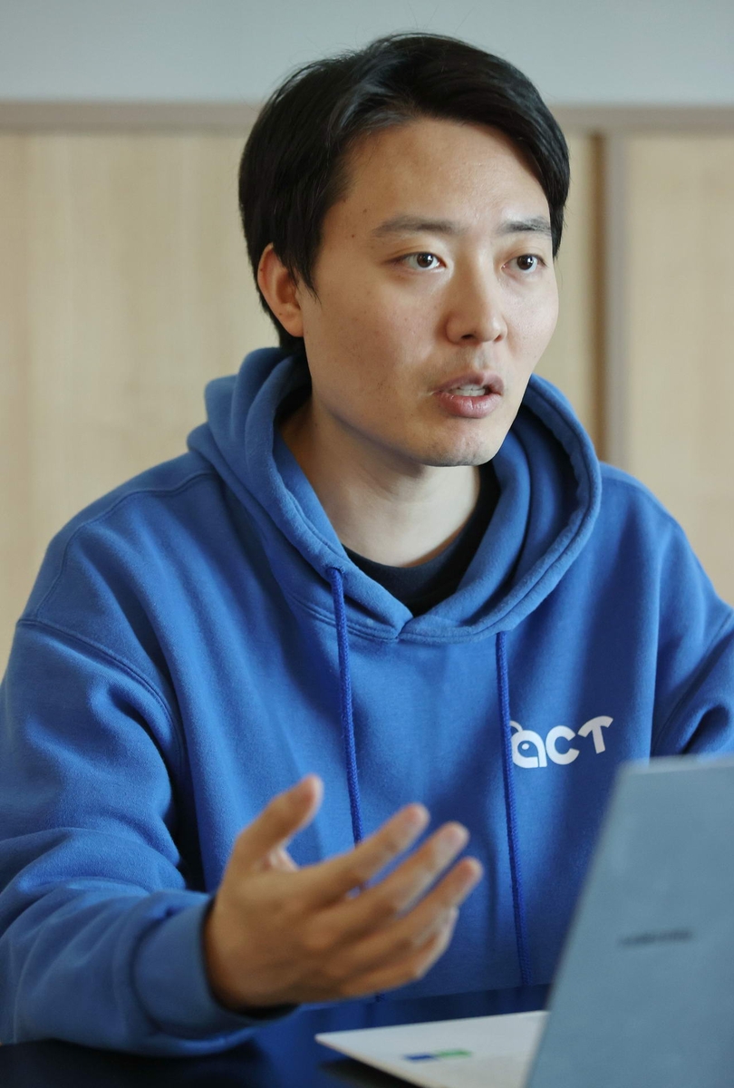 인터뷰하는 이상목 컨두잇 대표 (서울=연합뉴스) 이재희 기자 = 소액주주 플랫폼 