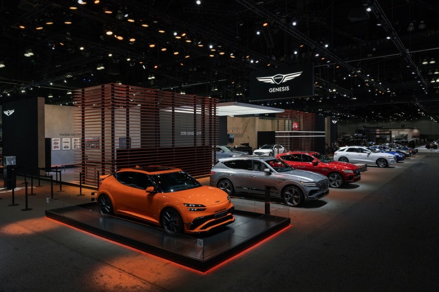 LA 오토쇼 제네시스 부스 전경
[현대차 제공. 재판매 및 DB 금지]