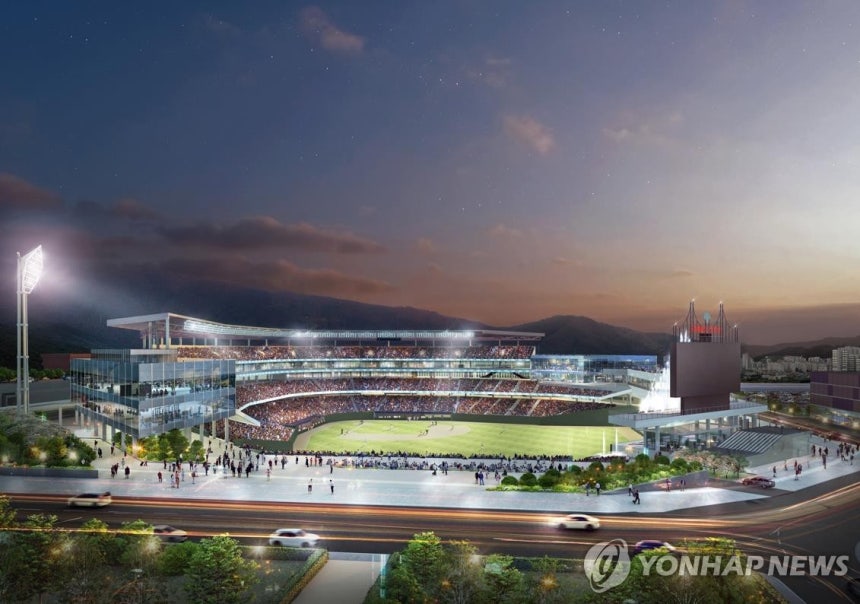 사직야구장 재건축 조감도 [부산시 제공]