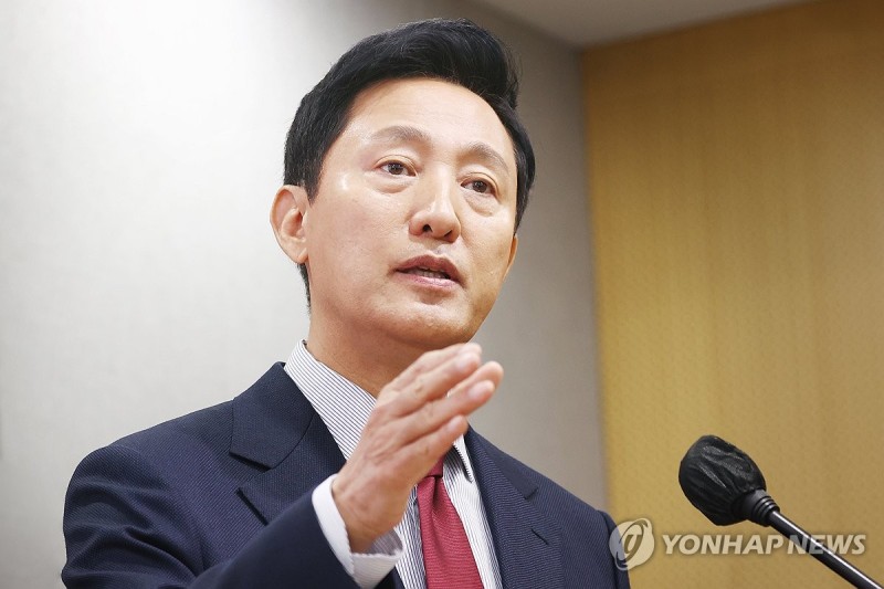 <b>오세훈</b> "명태균에 여론조사 의뢰하거나 결과 받은 적 없다"