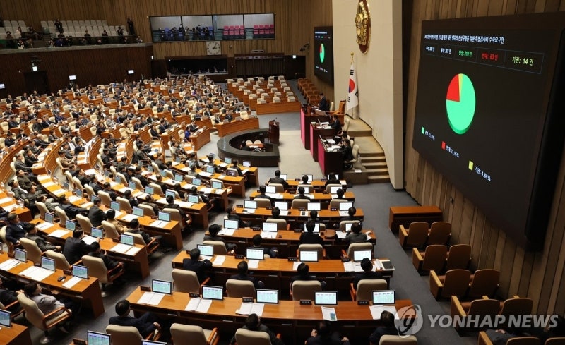 '계엄사태 <b>내란</b> 진상규명' <b>상설특검</b>, 국회 본회의 통과
