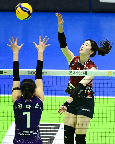 <b>현대건설</b>, <b>흥국</b>생명에 완승…대한항공은 OK 꺾고 선두 추격(종합)