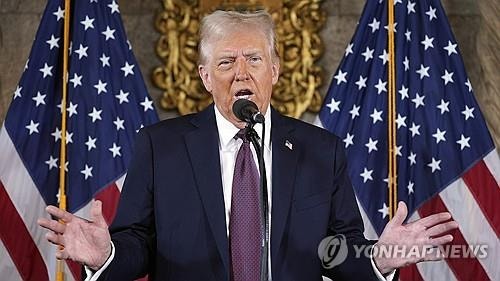 <b>트럼프</b> "파나마운하·<b>그린란드</b> 관련 무력사용 배제 약속 안 해"(종합)