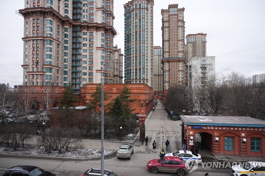 Apartment complex in Moscow, Russia, where the explosion occurred on the 3rd (local time)
[AP Yonhap News. Redistribution and DB prohibited]