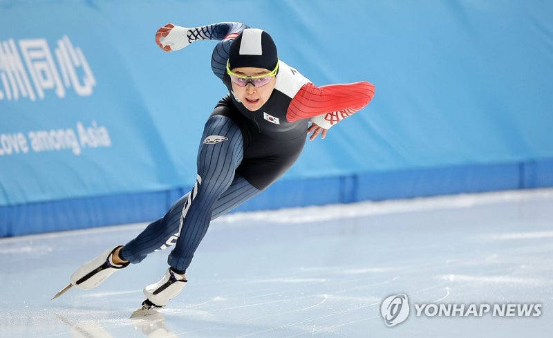 빙속 <b>김민선</b>, 하얼빈 AG 여자 <b>500ｍ</b> '금빛 질주'…<b>이나현</b> 은메달