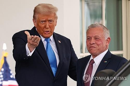 <b>트럼프</b>, 요르단 국왕과 정상회담…'<b>가자</b> 구상' 수용 압박