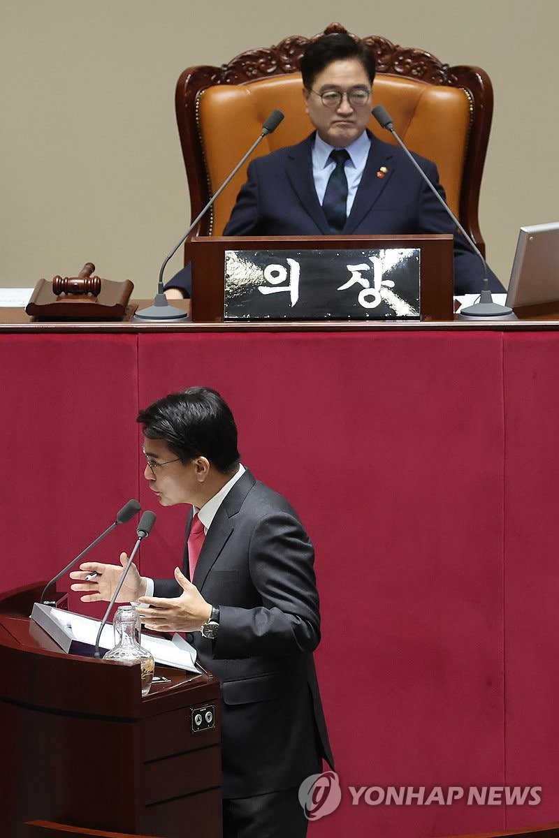 <b>윤상현 의원 대정부 질문</b>