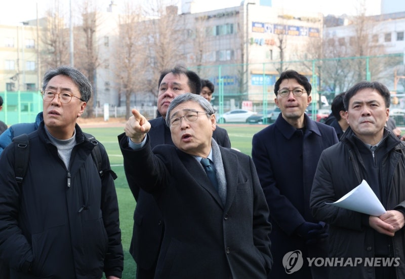 <b>정근식 교육감</b>, <b>무학여고 화재</b>사고 발생 현장 점검