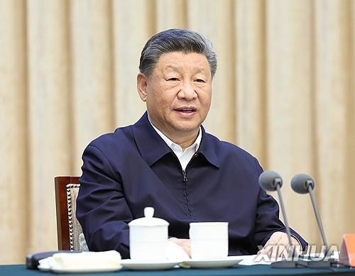 <b>시진핑</b>, 中테크 수장 모아놓고 심포지엄…마윈·<b>량원펑</b> 등 참석(종합)